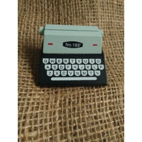 Miniature Wood Typewriter