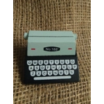 Miniature Wood Typewriter