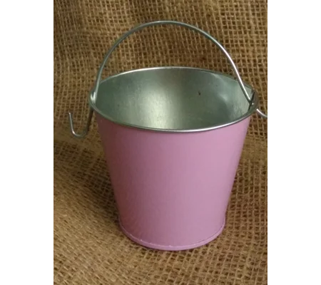 Miniature pink bucket