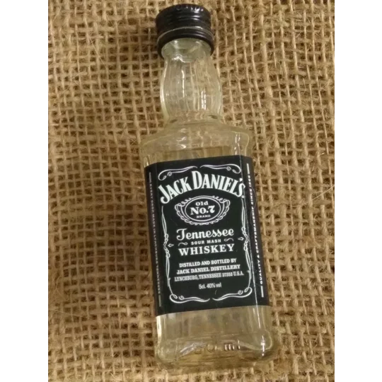 Miniature Whisky, whiskey or Vodka Bottle, various brands, empty bottles for craft projects