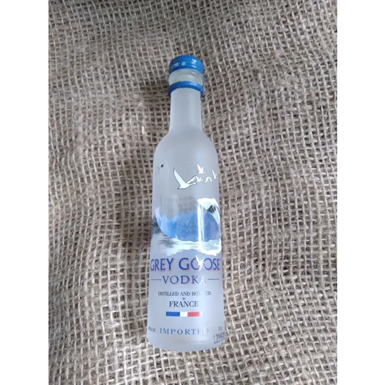 Miniature Whisky, whiskey or Vodka Bottle, various brands, empty bottles for craft projects