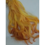 Summer Sunshine Yellow and Orange Devon and Cornwall longwool locks 10g Summer Sunshine Yellow and Orange Devon and Cornwall longwool locks 10g