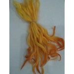 Summer Sunshine Yellow and Orange Devon and Cornwall longwool locks 10g Summer Sunshine Yellow and Orange Devon and Cornwall longwool locks 10g