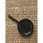 Miniature black metal frying pan, 3 size options,  for crafting and props Miniature black metal frying pan, 3 size options,  for crafting and props