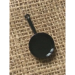 Miniature black metal frying pan, 3 size options,  for crafting and props Miniature black metal frying pan, 3 size options,  for crafting and props