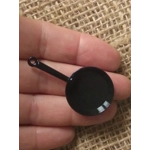 Miniature black metal frying pan, 3 size options,  for crafting and props Miniature black metal frying pan, 3 size options,  for crafting and props