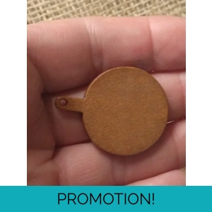 Miniature wood chopping boards, 5 shape options,  for crafting and props