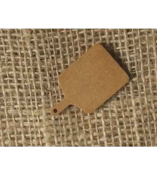 Miniature wood chopping boards, 5 shape options, for crafting and props