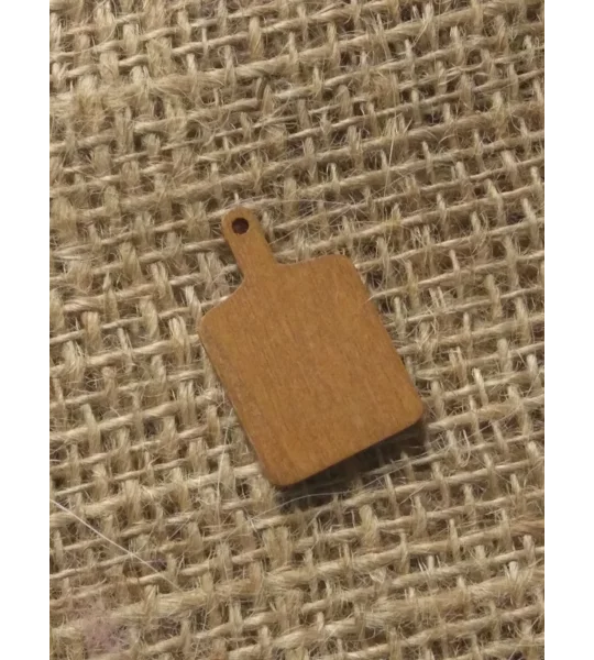 Miniature wood chopping boards, 5 shape options, for crafting and props