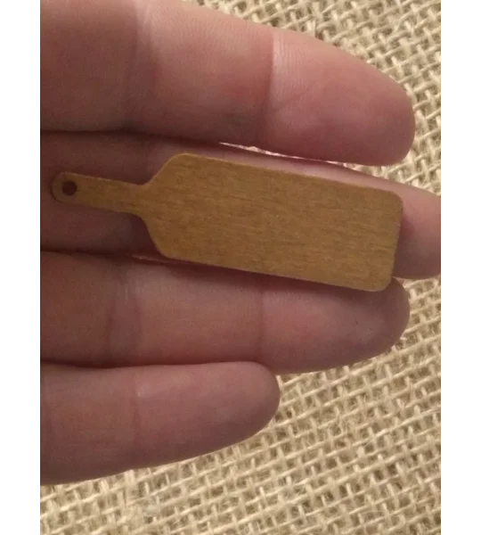Miniature wood chopping boards, 5 shape options, for crafting and props