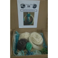 Needle Felted Jellyfish Wreath Kit