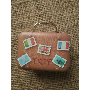 Miniature metal suitcase for diaoramas, props for photography etc