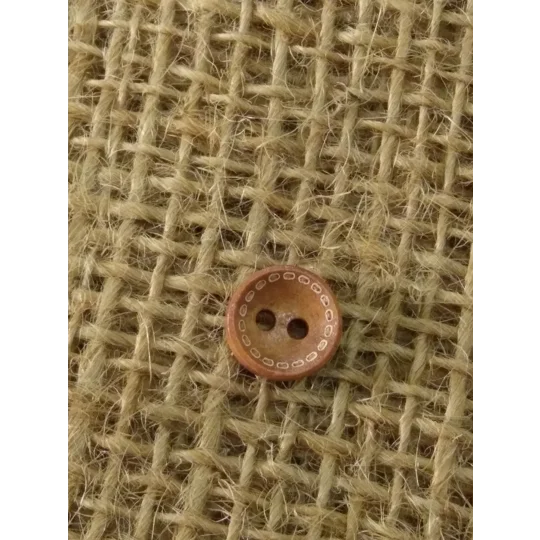 Mini Wood button - light colour wood