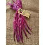 suri alpaca locks,pink purple  8-12", 10g