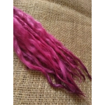 suri alpaca locks,pink purple  8-12", 10g