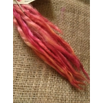 suri alpaca locks fire pink red yellow and orange   8-12", 10g