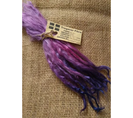 suri alpaca locks fairy mix purple blue pink 8-12", 10g