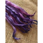 suri alpaca locks fairy mix purple blue pink   8-12", 10g