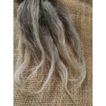 Zwartble x welsh mountain cross breed wool locks 10g