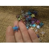 Glass Starfish  button - various colours