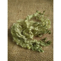 Light Lime Teeswater Curly wool, 10g (v)