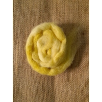 Yellow Mix Carded Wool 10g