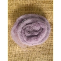 Light Parma Violet Carded Wool 10g