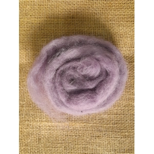 Light Parma Violet Carded Wool 10g