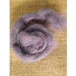 Pale Lilac Carded Wool 10g