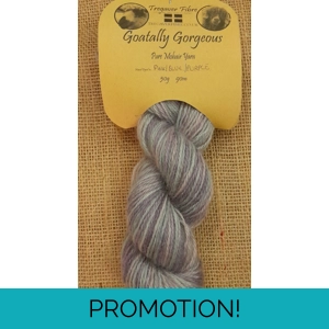 Goatally Gorgeous Pure Mohair Yarn in Hand Dyed pink, blue and purple (v)