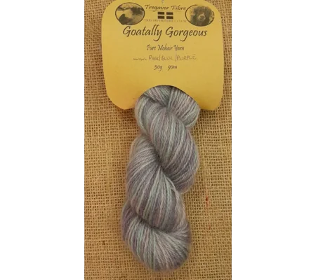 Goatally Gorgeous Pure Mohair Yarn in Hand Dyed pink, blue and purple (v)