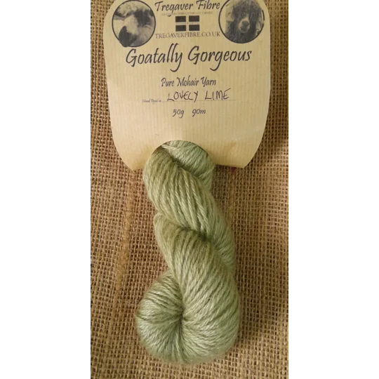 Hand dyed pure mohair yarn hank , hand dyed mohair yarn hank, lime green yarn, for crochet, knitting, amigurumi, weaving, tapestry, nalbinding