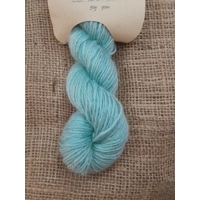 Goatally Gorgeous Pure Mohair Yarn in Hand Dyed in Teal Mist (v) blue/green