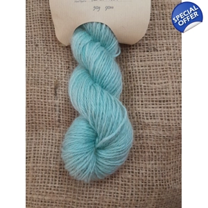 Goatally Gorgeous Pure Mohair Yarn in Hand Dyed in Teal Mist (v) blue/green