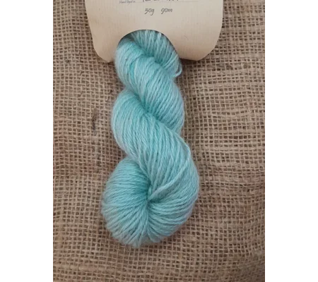Goatally Gorgeous Pure Mohair Yarn in Hand Dyed in Teal Mist (v) blue/green