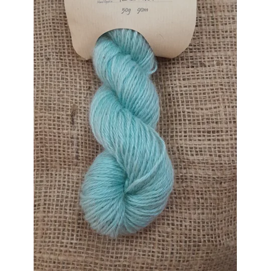 Goatally Gorgeous Pure Mohair Yarn in Hand Dyed in Teal Mist (v) blue/green
