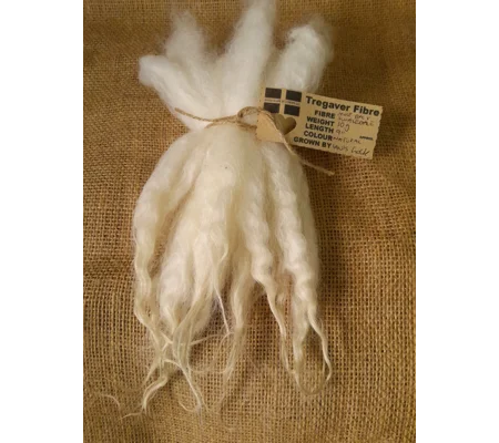 Mule - Blue Faced Leicester x swaledale, natural undyed locks - 10g bunch wool locks