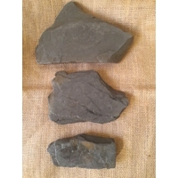 Trio of natural rustic Devonshire slate pieces