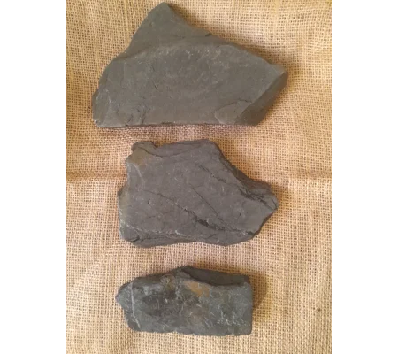 Trio of natural rustic Devonshire slate pieces