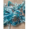 teal aqua teeswater wool and locks 10g