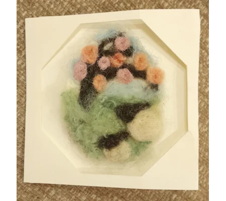 Needle Felted Easter Card Kit - 4 cards to create