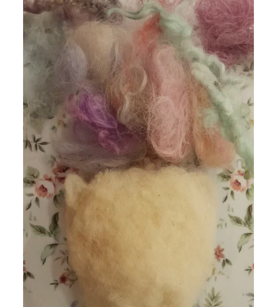 needle felting kit, felted easter egg, felted rabbit, felted bunny, needle felting supplies