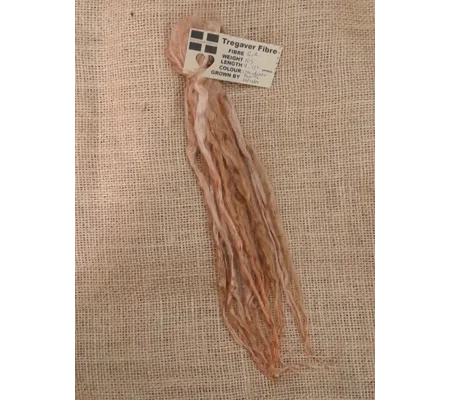 Suri Alpaca locks, 10g, strawberry blonde mix, 9-12" locks, hand dyed, washed. 10g