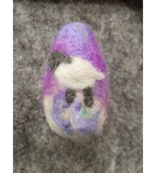 Easter Egg Hunt Kit - all the fibre and instructions to create 6 wool eggs