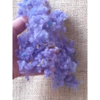 Wool Nepps - tiny balls of wool - hand dyed in light purple mixed tones