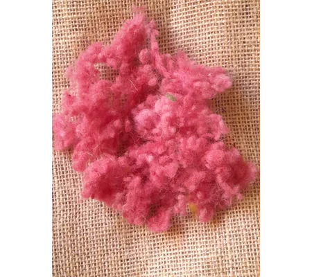 Wool Nepps - tiny balls of wool - hand dyed in pink mixed tones