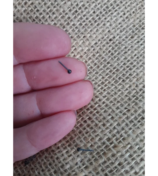 Pair of Glass Eyes for miniatures 1 mm