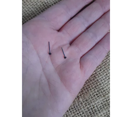 Pair of Glass Eyes for miniatures 2 mm