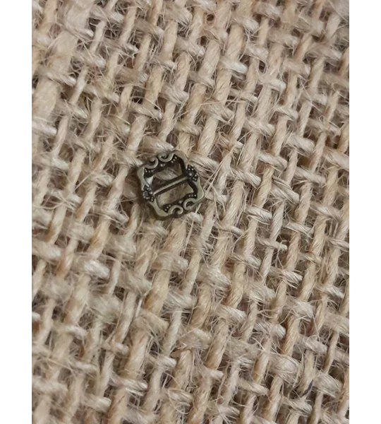 Mini Metal buckle black colour, 3.5mm