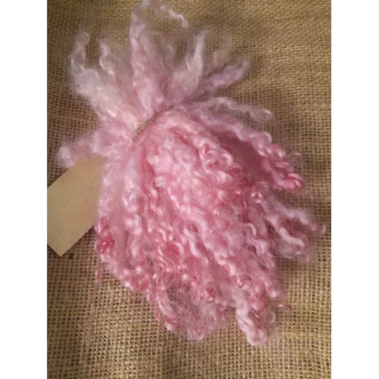 Baby Pink and Gold - 10g bunch teeswater locks